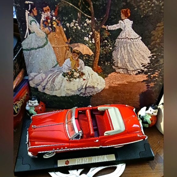 Vintage 1949 BUICK-RED ROADSTER Other - 🚗 🚘 🚔Mint 1949 Yellow Buick 🏖🏘🛍 Roadmaster Vintage Car Collectible.